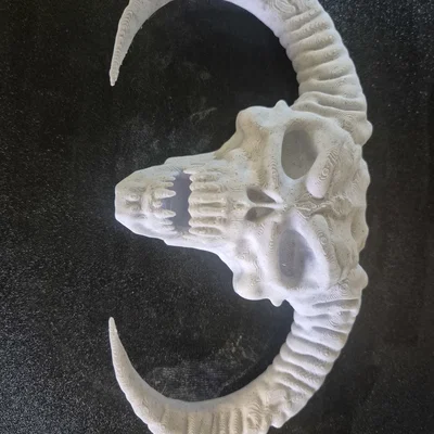 Mô hình 3D Masters of Hardcore (Devil Skull) trang trí ấn tượng