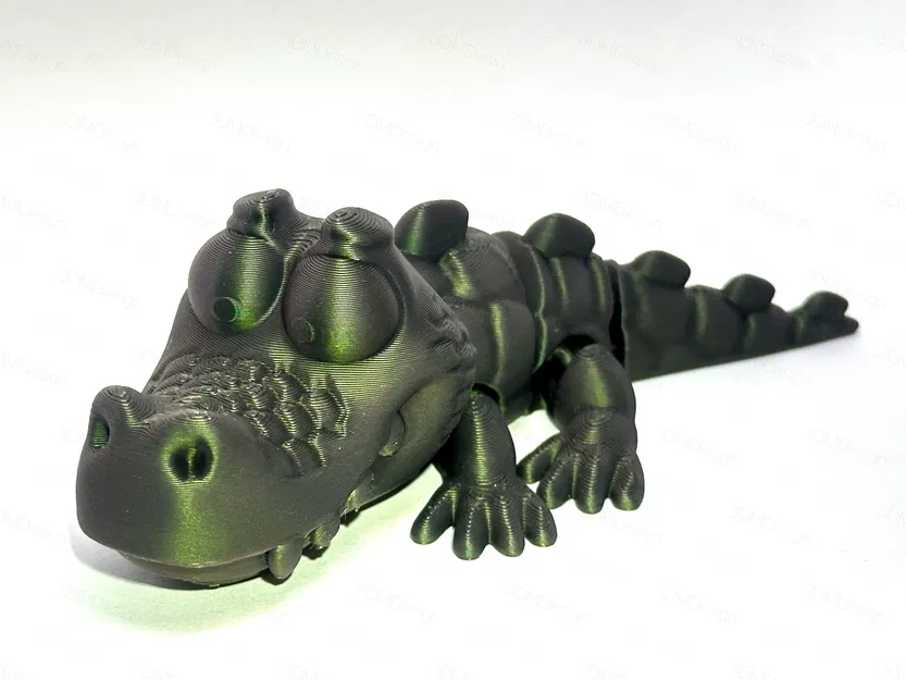 Wally the Crocodile - Mô hình cá sấu khớp nối linh hoạt - Image 4