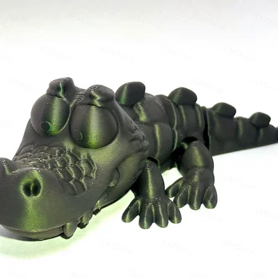 Wally the Crocodile - Mô hình cá sấu khớp nối linh hoạt