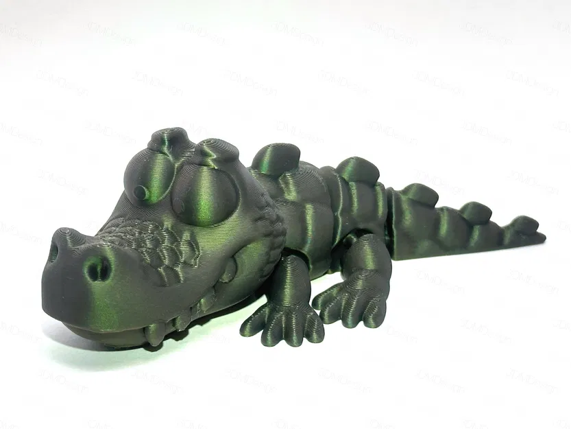 Wally the Crocodile - Mô hình cá sấu khớp nối linh hoạt - Image 5