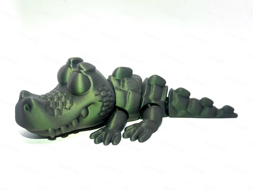 Wally the Crocodile - Mô hình cá sấu khớp nối linh hoạt - Image 6