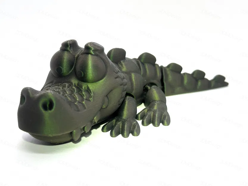 Wally the Crocodile - Mô hình cá sấu khớp nối linh hoạt - Image 7