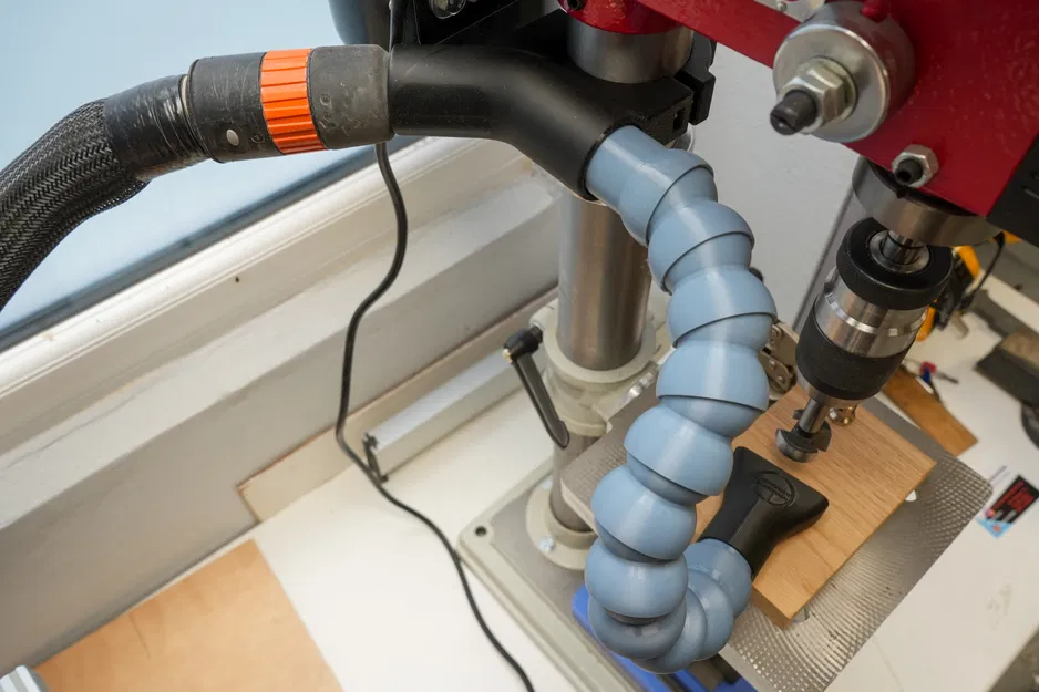 Ống Hút Bụi Linh Hoạt Cho Máy Khoan Bàn - Image 6