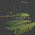 Mô hình xe tăng Merkava Mk4 - Thumbnail 10