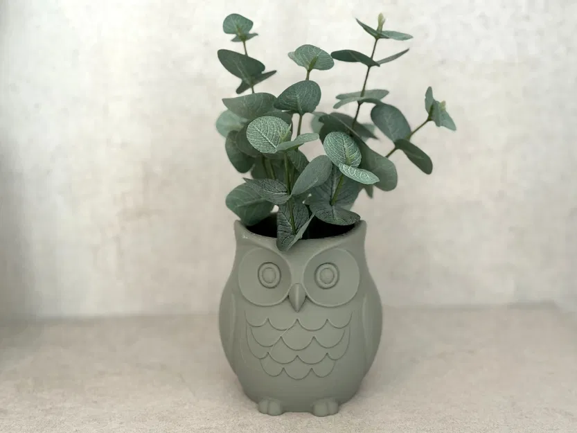 Chậu cây hình Cú Thông Thái (Wise Owl Planter) - Image 1