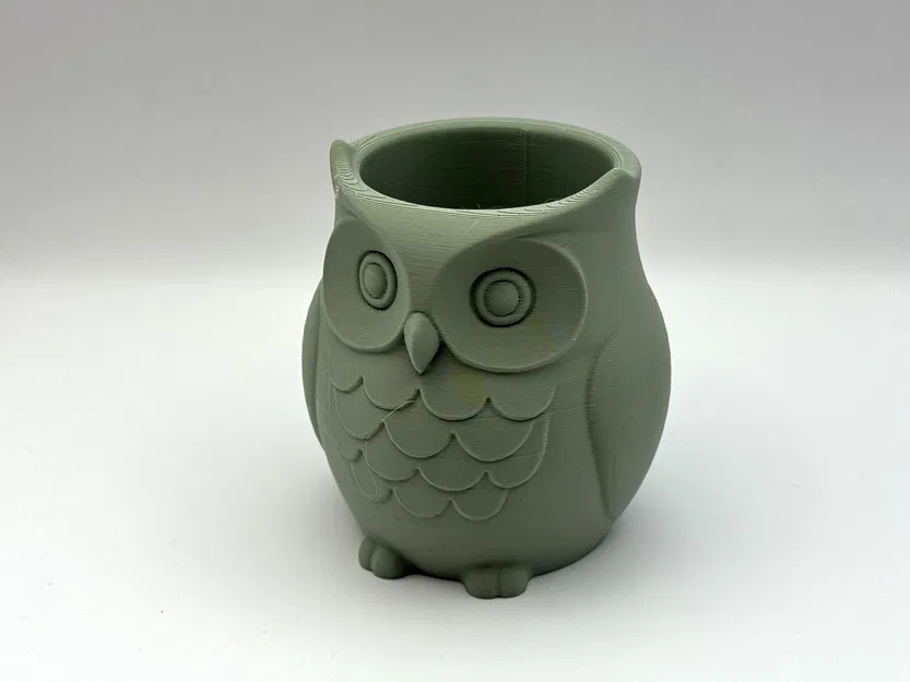 Chậu cây hình Cú Thông Thái (Wise Owl Planter) - Image 3