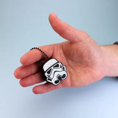 Móc khóa Fidget Clicker - Hình mũ Stormtrooper