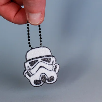 Móc khóa Fidget Clicker - Hình mũ Stormtrooper