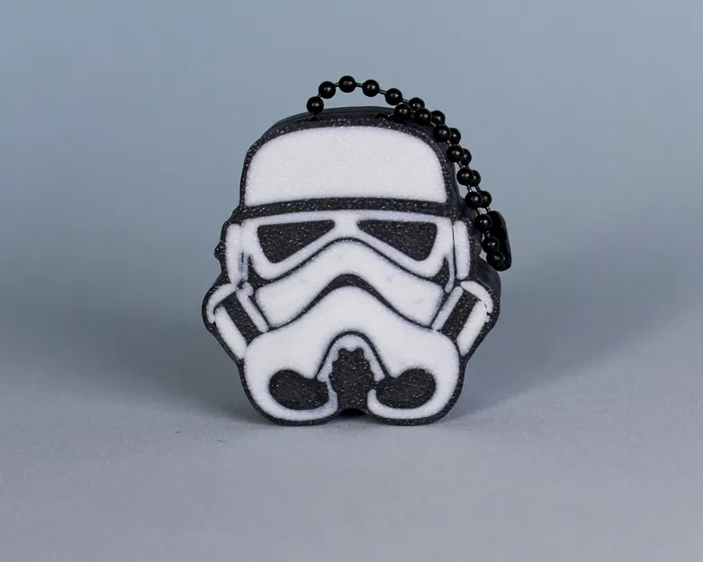 Móc khóa Fidget Clicker - Hình mũ Stormtrooper - Image 4