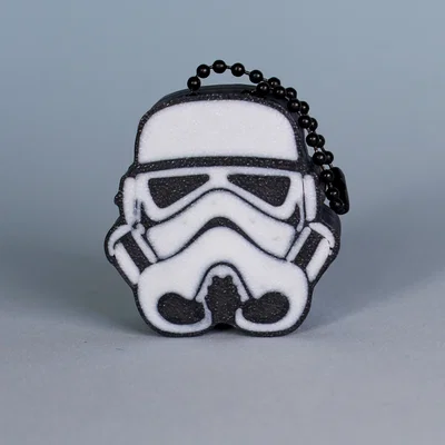 Móc khóa Fidget Clicker - Hình mũ Stormtrooper