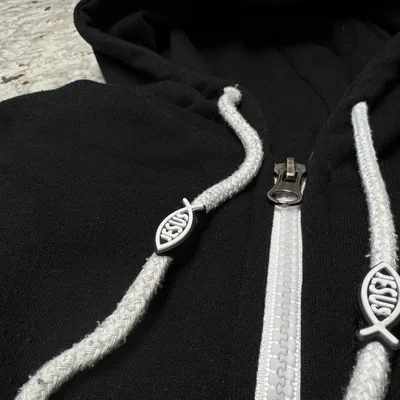 Phụ kiện trang trí dây áo hoodie hình cá Jesus (Jesus Fish Bead)