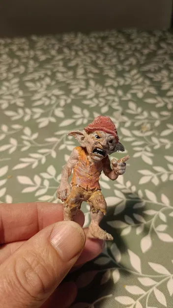 Mô hình yêu tinh đang la hét (Shouting goblin) - Image 2