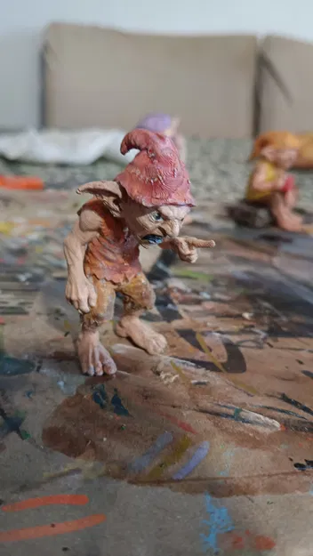 Mô hình yêu tinh đang la hét (Shouting goblin) - Image 3