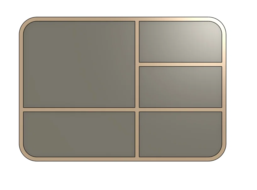 Khay Đựng Đồ Đa Năng Chia Ngăn Tối Giản Cho Bàn Làm Việc - Image 2