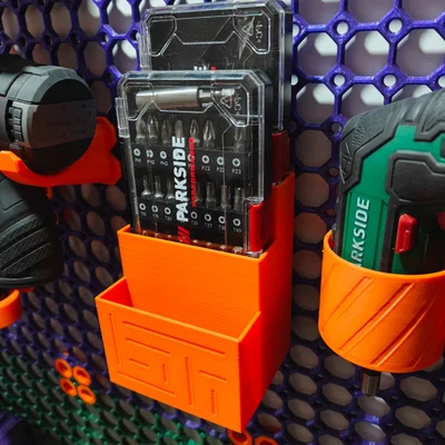 Khay gắn bảng Multiboard cho hộp mũi khoan và đầu vít Parkside