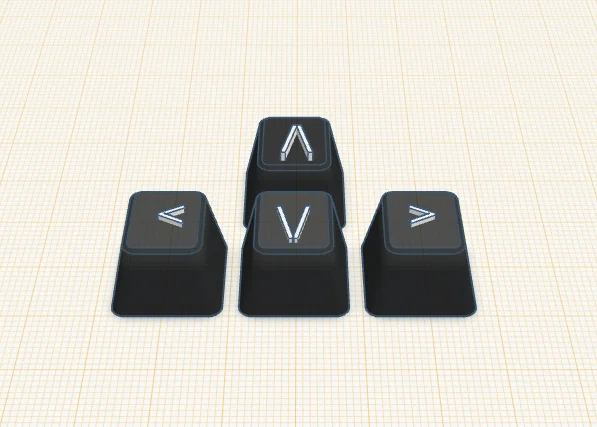 Bộ Keycap WASD có mũi tên nổi dành cho bàn phím cơ - Image 1
