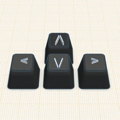Bộ Keycap WASD có mũi tên nổi dành cho bàn phím cơ