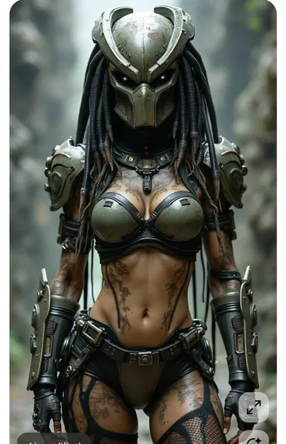 Mô hình 3D She Predator - Tượng nữ chiến binh hầm hố độc đáo - Image 1