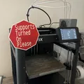 Biển báo nhắc nhở bật support cho máy in 3D (Supports Turned On Please) - Thumbnail 1