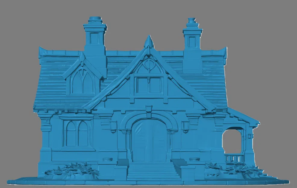 Mô hình Nhà Dân - Phụ kiện cho mô hình thị trấn - Image 1