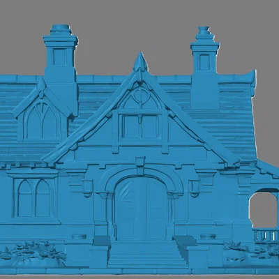 Mô hình Nhà Dân - Phụ kiện cho mô hình thị trấn