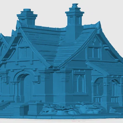 Mô hình Nhà Dân - Phụ kiện cho mô hình thị trấn