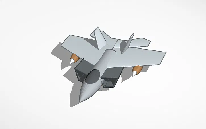 Mô hình máy bay chiến đấu 3D (Caça de combate) cực chất - Image 1