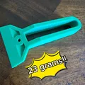 Dụng cụ cạo bàn in 3D tiết kiệm nhựa (chỉ 23 gram) - Thumbnail 1