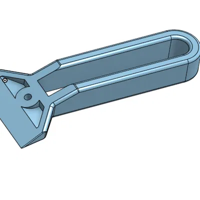 Dụng cụ cạo bàn in 3D tiết kiệm nhựa (chỉ 23 gram)