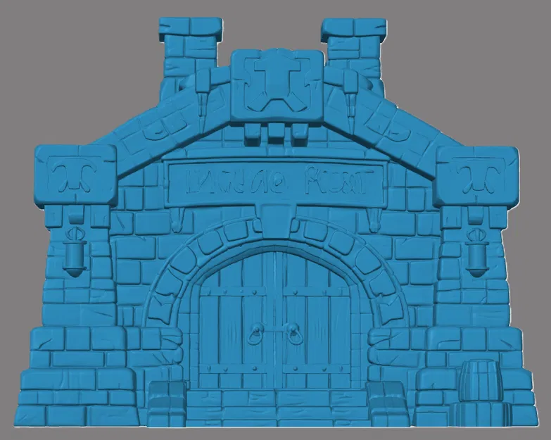 Trạm Giao Thương Người Lùn - Mô Hình Trang Trí Thị Trấn - Image 1