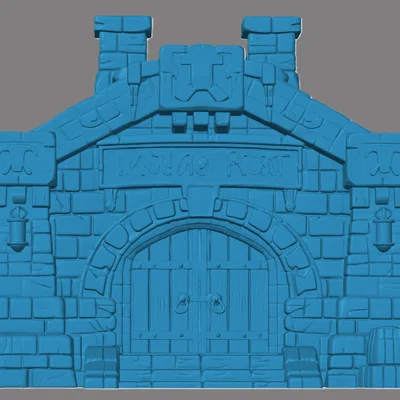 Trạm Giao Thương Người Lùn - Mô Hình Trang Trí Thị Trấn