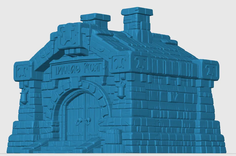 Trạm Giao Thương Người Lùn - Mô Hình Trang Trí Thị Trấn - Image 2