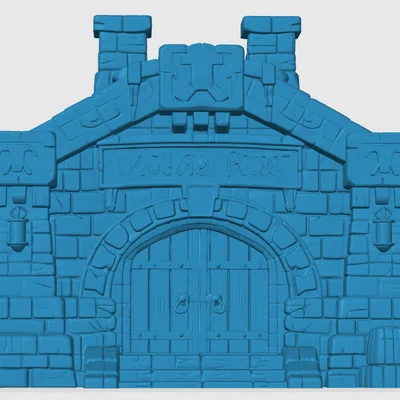 Trạm Giao Thương Người Lùn - Mô Hình Trang Trí Thị Trấn