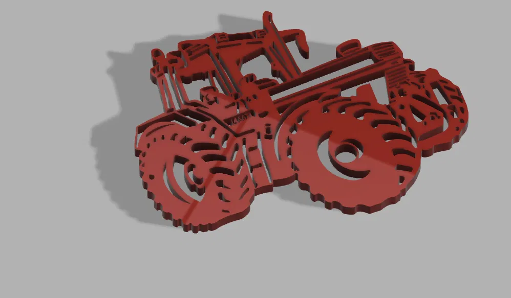 Mô hình trang trí tường máy cày Case IH 1455 XL độc đáo - Image 2