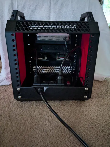 Bộ giá gắn 10" Rack Power Distribution Unit (PDU) in 3D - Image 2