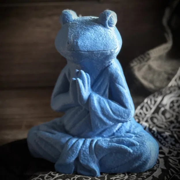 Mô hình chú Ếch Ngồi Thiền - Image 1