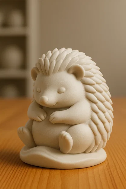 Mô hình chú nhím Hedgehog dễ thương in 3D trang trí bàn làm việc - Image 1