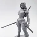 Mô hình Nữ Kiếm Sĩ (Female Swordmaster) - Thumbnail 5