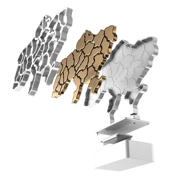 Mô hình bản đồ báo động Ukraine kết hợp ESP32 và LED thông minh - Image 4