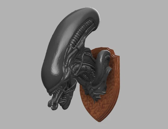 Xenomorph Hunting Trophy - Mô hình đầu Alien gắn tường - Image 1