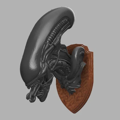 Xenomorph Hunting Trophy - Mô hình đầu Alien gắn tường