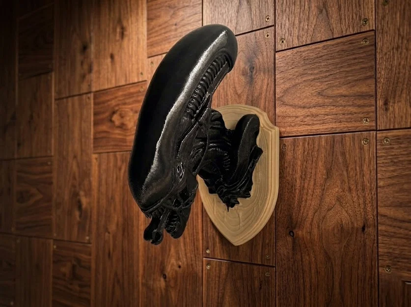 Xenomorph Hunting Trophy - Mô hình đầu Alien gắn tường - Image 2