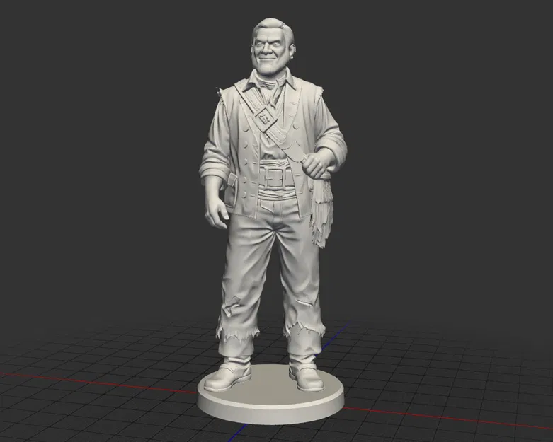 Mô hình 3D nhân vật Gibbs trong Cướp biển vùng Caribbean - Image 2