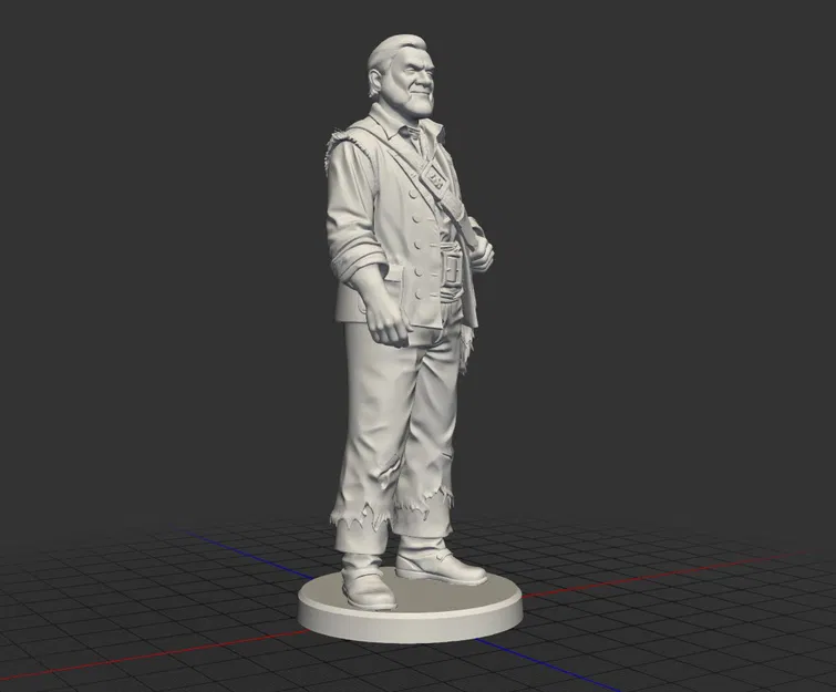 Mô hình 3D nhân vật Gibbs trong Cướp biển vùng Caribbean - Image 3