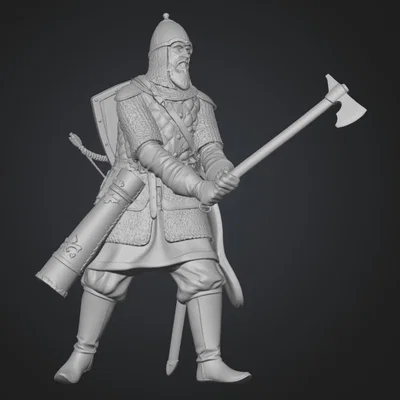 Mô hình Chiến binh Nga thế kỷ XIV (Russian Warrior)