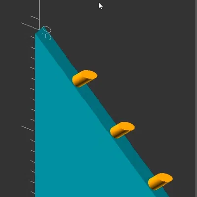 Bộ tạo Support dạng vây (OpenSCAD)