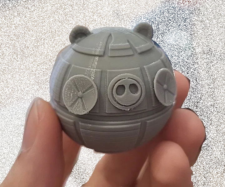 Mô hình Angry Birds Pig Death Star độc đáo - Tự in 3D tại nhà - Image 1