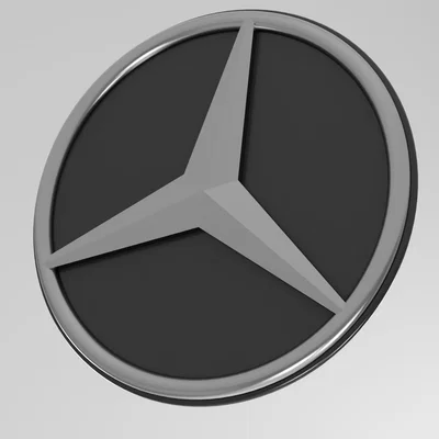 Logo Mercedes Sprinter gắn cửa sau in 3D chất lượng cao