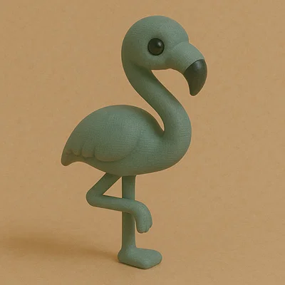 Mô hình Flamingo phong cách tối giản