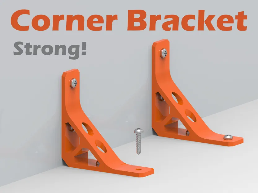 Ke góc vuông chịu lực (Strongest Corner Bracket) cho dự án DIY - Image 1